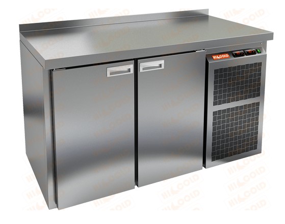 Холодильно-морозильный стол HICOLD BN 1/TN-1/BT BR2, бок, 2 двери (-2...+10°С)/(-18...-10°С)